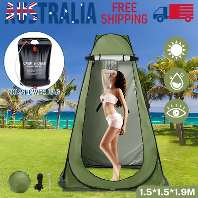 $15 • Buy New Portable Pop Up Outdoor Camping Shower Tent Toilet Privacy Change Room AU