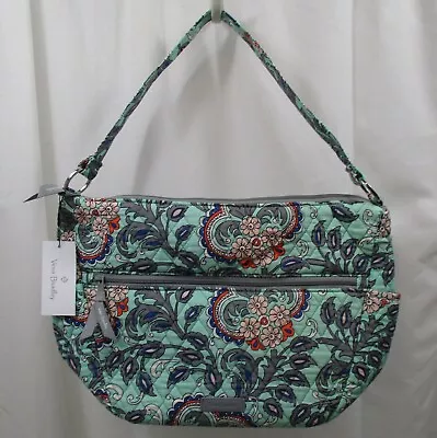  Vera Bradley Go Ahead Convertible Crossbody Fan Flowers NWT • $44.99