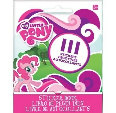 MY LITTLE PONY Sticker Book - 8 Pages Of Stickers - FREE U.S. Ship NEW • £5.83