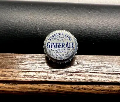 Virginia Etna Ginger Ale Soda Pop Cork Bottle Cap Va Enta Springs Co Vinton Va • $8.99