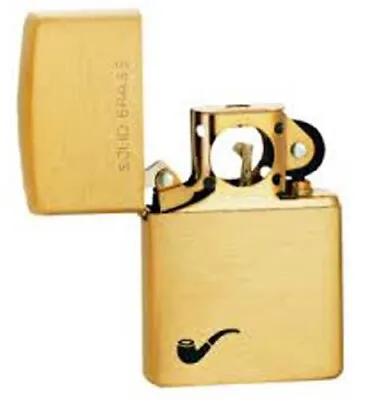 Genuine Solid Brass Pipe Lighter With Pipe Lighter Insert Zippo Lighter • $63.17