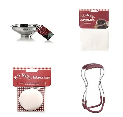 Jam Making Funnel Wax Discs Muslin Square Jar Lifters Kilner Preserving Chutney • £6.99