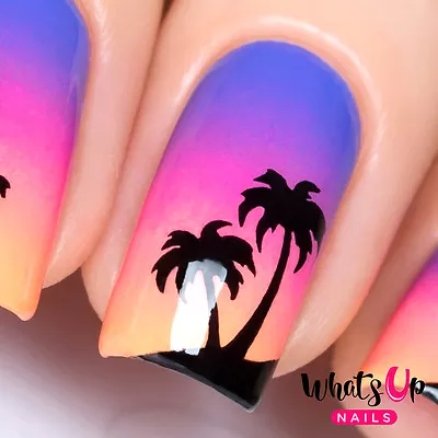 Palm Stencils For Sunset Nails Nail Art Nail Vinyls • $3.75