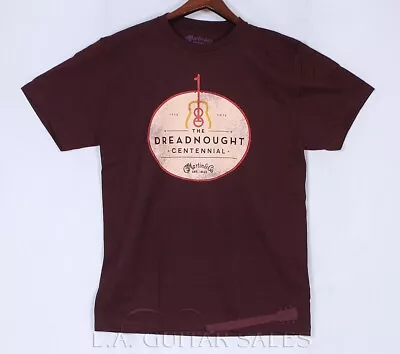 Official Martin Slim Fit Dreadnought Tee Shirt #18CM0092 @ LA Guitar Sales • $24.99