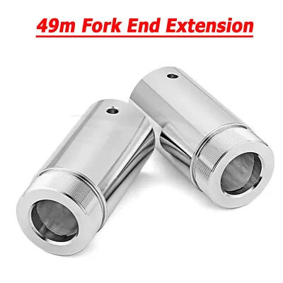 $53.99 • Buy 1.5  2.5  3.5  Extension For Harley Dyna V-Rod Dyna Softail FXSB 49mm Fork Tube