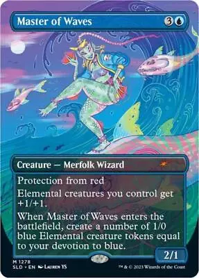 MTG Master Of Waves Near Mint Foil Secret Lair • $2.99