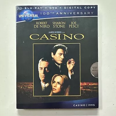 Casino (Blu-ray + DVD 2012) No Digital Copy • Martin Scorsese • $5