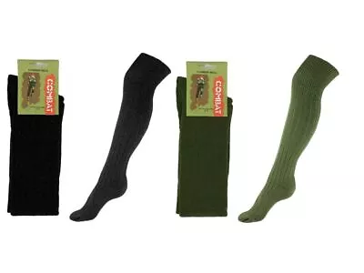 New Men's Combat Army Military Thermal Wool Blend Boot Long Socks UK Size 6-11 • £9.99