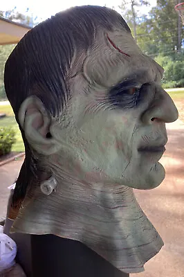 $19.98 • Buy Deluxe Frankenstein Monster Mask Latex Boris Karloff Halloween Costume Cosplay
