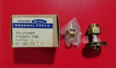 Sarco 1/2  H Element Set For Thermostatic Steam Trap - Part No 3 Kit No 12 - NEW • $19.99