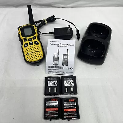 Motorola Talkabout MS350R Waterproof Two Way Radio With Charger Batteries • $39.99