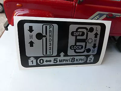 Land Rover Defender NAS Warning Decal Automatic Transmission Auto Box BTR9547 • £6.07