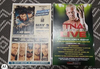 WWF WWE Lot Of 15 Wrestling Posters AWA ECW WCW • $150