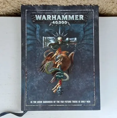 Games Workshop Warhammer 40k 40000 Rulebook (8th Edition) Hardcover 2017 • £10.99