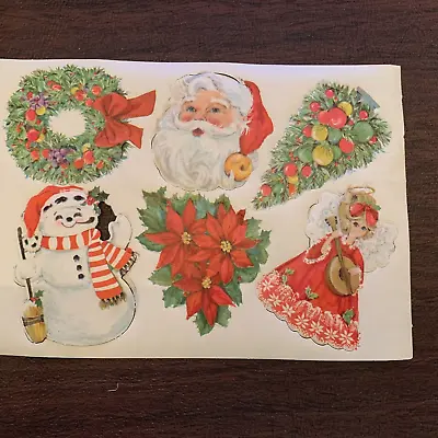 $3 • Buy Vintage Christmas Seals Gummed Die-Cut Stickers