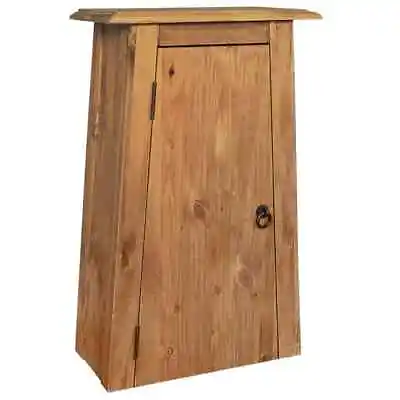Bathroom Wall Cabinet Solid Recycled Pinewood 42x23x70 C9Q6 • £190.98