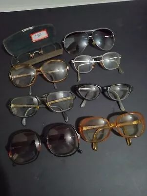 Vintage Eyeglass Frames Lot Christian Dior Koh Colors In OpticsPince  • $10