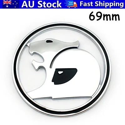 Chrome HSV Lion Bonnet Boot Badge Fit Holden Commodore GTS R8 Clubsport MALOO • $21.95