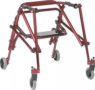 Drive Medical Nimbo Posterior Walker With Seat Castle Red Large • $480