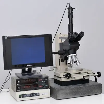 Mitutoyo FS50 FineScope Video Measuring Microscope Sony 4 X2 XY 0.00002  Digital • $3999.99