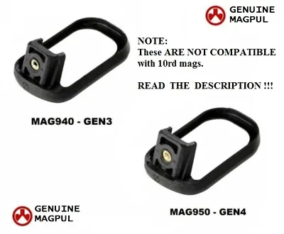 MAGPUL GL Enhanced Magazine MagWell MAG940 / MAG950 For Glock 19 GEN3 OR GEN4 • $24.82