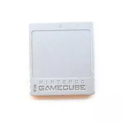 TESTED Nintendo Gamecube Memory Card DOL-008 Gray Grey Authentic Cartridge Only • $25