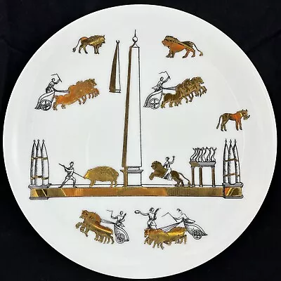 Piero Fornasetti Anfiteatro Or Amphitheater Porcelain Plate Mid-Century Classic • $550