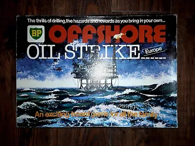 RARE 1970s BP Offshore Oil Strike Vintage Board Game • £32.99