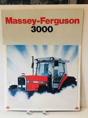 1987 Massey-Ferguson 3000 Series Tractor Brochure 3050 3060 3070 3090 - Mint • $8.25