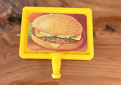 1990-1992 Fisher Price Little People McDonalds Restaurant Rotating Sign 2552 • $9.99