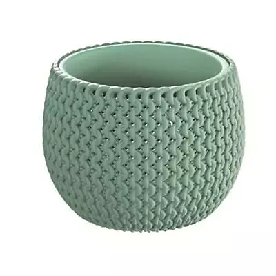 KNIT Inspired Indoor/Outdoor Garden Plant Pot Planters 18 Cm Sage • £5.65