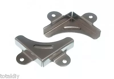 4 X Picture Mirror Corner Mounting Brackets / Clips • £6.68