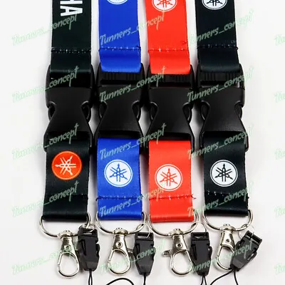 For Keychain YAMAHA Racing Biker Lanyard Motorcycle Key Chain Strap Tag • $9.28