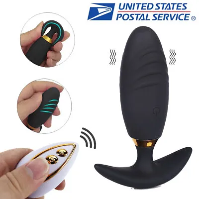 Anal Sex Toys For Men 10 Vibrating Butt Plug With Remote Prostate Massager • $12.85