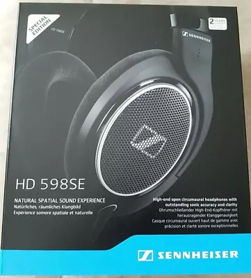 Sennheiser HD 598SE Special Edition Over-Ear Headphones - Black Brand New • $325.99