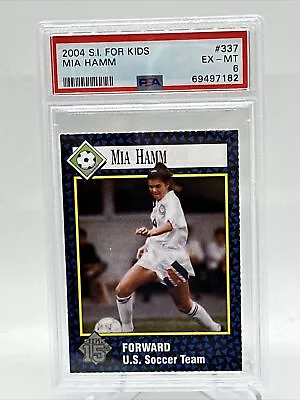 2004 SI S.I. SPORTS ILLUSTRATED FOR KIDS # 71 MIA HAMM RC Rookie PSA 6 • $59.95