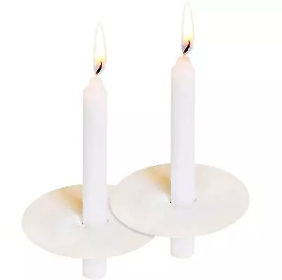 200 Pcs Church Candles With Drip Protectors For Devotional Candlelight Vigil • $45.15