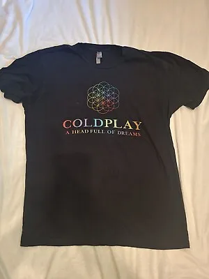 COLDPLAY -A Head Full Of Dreams- 2017 Tour Shirt Size Medium • $8.57