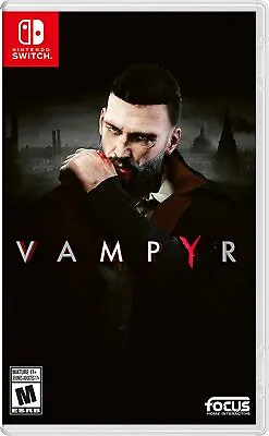 Vampyr Nintendo Switch London 1900s Vampire RPG Role Playing Action Game • $115