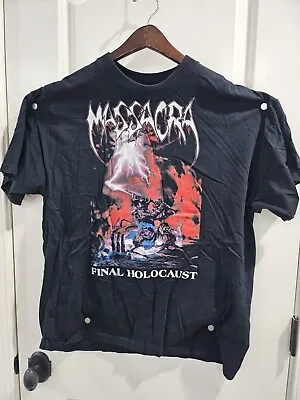 Massacra Final Holocaust T-Shirt Large Old School Death Metal • $25