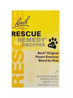 Bach Flower Remedies Rescue Remedy Pet Drops 10mL • $18.86