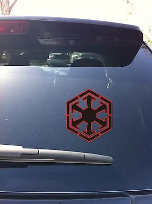 03-08 Sith Empire Symbol Star Wars Window Sticker Decal Death Star Sith Jedi • $6.50