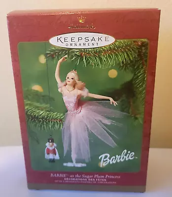 Christmas Ornament Hallmark Keepsake Barbie Sugar Plum Princess Nutcracker 2001 • $10