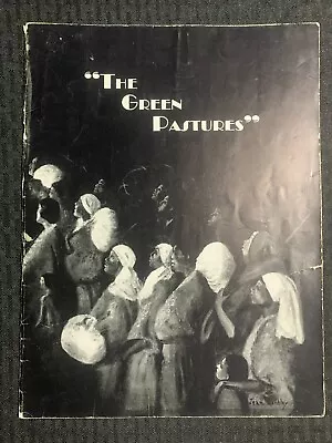 1930's THE GREEN PASTURES 36pg Souvenir Program G/VG 3.0 Pulitzer Prize Play • $25.25