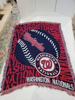 Washington Nationals 44 X 55 Tapestry Blanket Throw Rug Quilt Fans MLB • $22.99