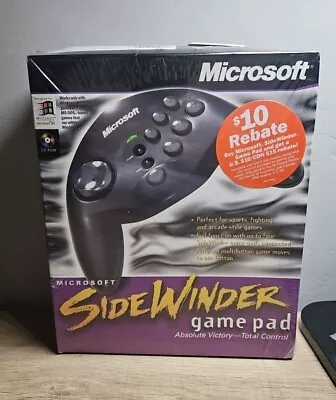  BRAND NEW  Microsoft Sidewinder Game Pad Controller FACTORY SEALED • $9