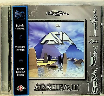 ASIA- Archiva II (2) CD 1999 Remastered Prog Rock - Yes/Geoff Downes/Carl Palmer • $9.93