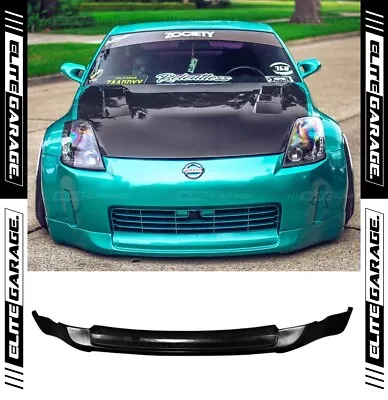 Fit 03-05 Nissan 350Z INGS Style Front Bumper Lip Spoiler Splitter PU Fairlady Z • $239