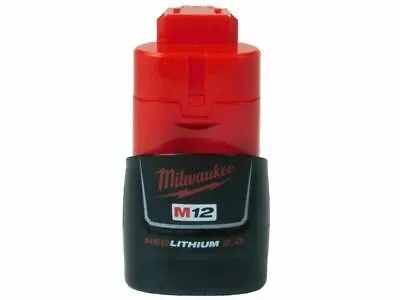 Milwaukee M12 Lithium-Ion Battery - Red (48-11-2420) 2 Pack • $48