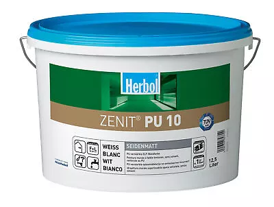 Herbol Zenit PU 10 Wall Color - Silk Matte White 12.5L • £122.96
